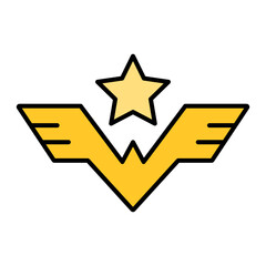 Superwoman badge icon