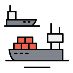 Obraz premium Shipping icon