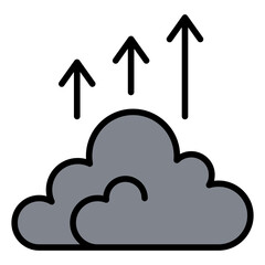 Air pollution icon