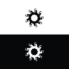 Circle vector logo template design . Circle icon illustration