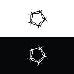 Circle vector logo template design . Circle icon illustration