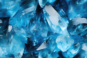 Elegant Aquamarine Crystal: Captivating Translucence in Close-Up