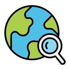 Obraz premium Search engine icon