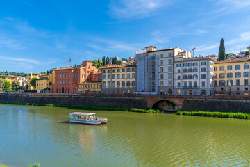 Obraz premium Ponte Vecchio view in Florance City