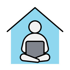 Work from home icon