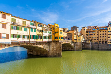 Fototapeta premium Ponte Vecchio view in Florance City