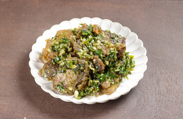 Dendeng Batokok or Dendeng Balado is Typical Cuisine From Minang, Sumatera Barat.