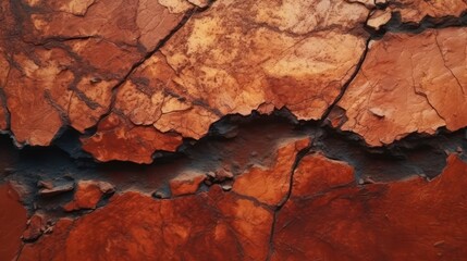 Naklejka premium brown cracked background