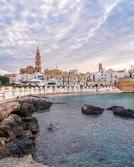 The old city of Monopoli Town in Italy