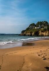 Beach in the spring