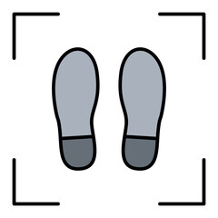 Social distancing icon