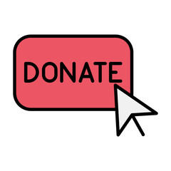Online donation icon