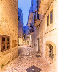 The old city of Monopoli Town in Italy