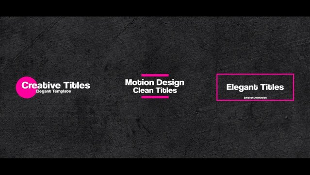 Clean Titles Pack