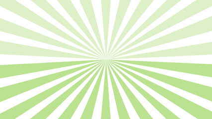 Rays white and green as background