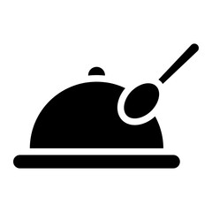 Obraz premium dish glyph 