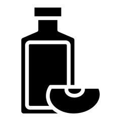 Obraz premium juice glyph 