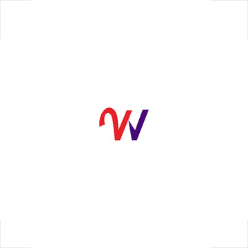 2W two W letter logo