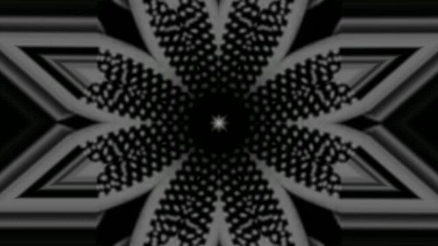 white black Mandala Ornament Background trendy