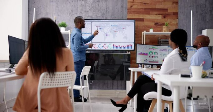 Corporate Training Presentation In Classroom