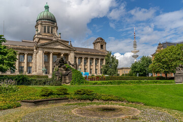 view of the royal palace country hamburg 