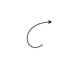 Hand drawn arrow vector icon set. arrow design sketch for business and education plan