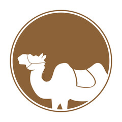 camel logo vector illustration design