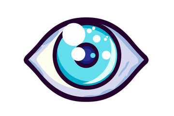  eye icon eye symbol eye logo flat colorful vector 