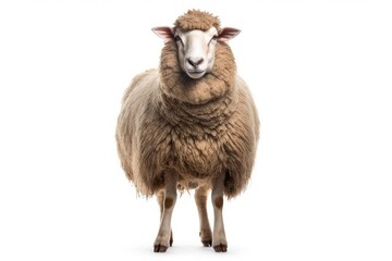 Sheep photo realistic illustration - Generative AI.
