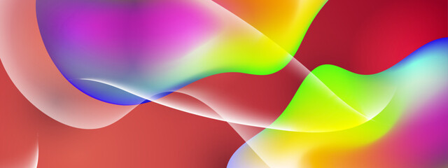 abstract colorful fluid background
