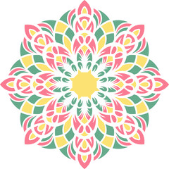 Design Luxury Mandala Illustration For Wedding