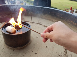 일본 사원의 향