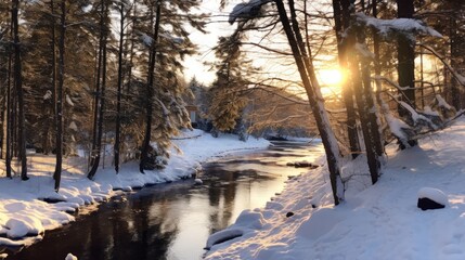 A gorgeous backdrop for the winter season