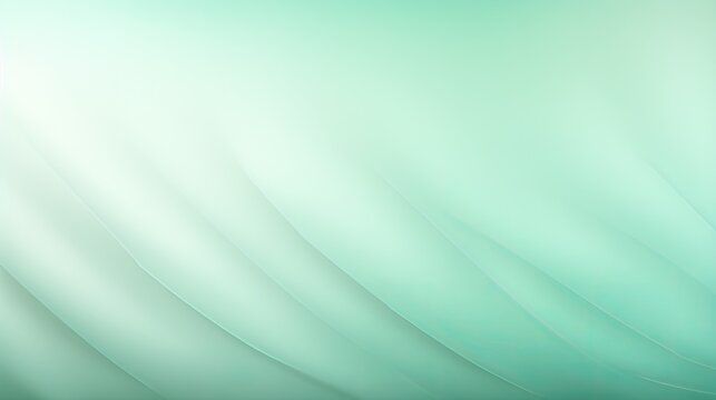Modern abstract and simple mint green background with fluid wave motion, concept design