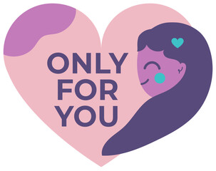 Only for You Sticker