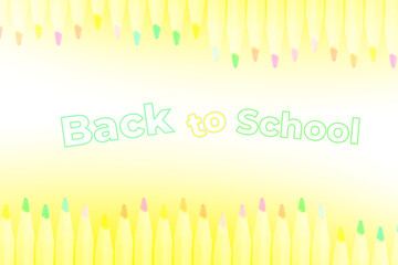 Back to School colored background