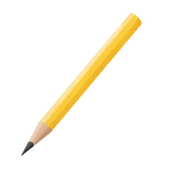 Yellow pencil watercolor.	
