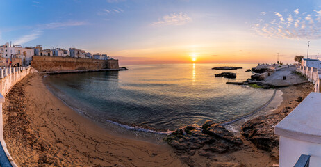 The old city of Monopoli Town in Italy