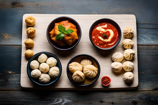 momoos with souces generated by AI