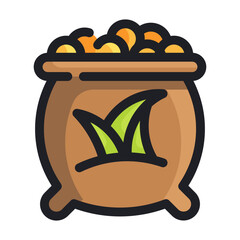 seeds line icon best for web design