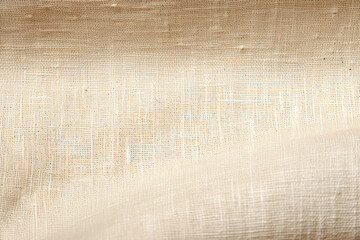 Fototapeta premium Captivating Details: A Macro Shot of Exquisite Linen Fabric Unveils Its Intricate Patterns and Textures