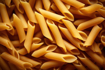 A Fascinating Magnified View of the Intricate Patterns and Textures of Dry Pasta