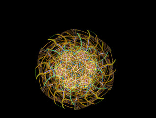 Imaginatory fractal abstract background Image