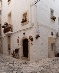 The old city of Monopoli Town in Italy