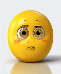 Fototapeta premium A cute visual expression, emojis.