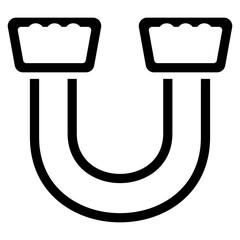 Chest Expander icon often used in design, websites, or applications, banner, flyer to convey specific concepts related to gym and fitness.