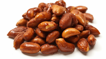 coffee beans isolated on white HD photographic image wallpaper