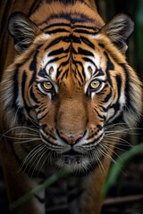 Amazing Close up of a Tiger looking at Camera.