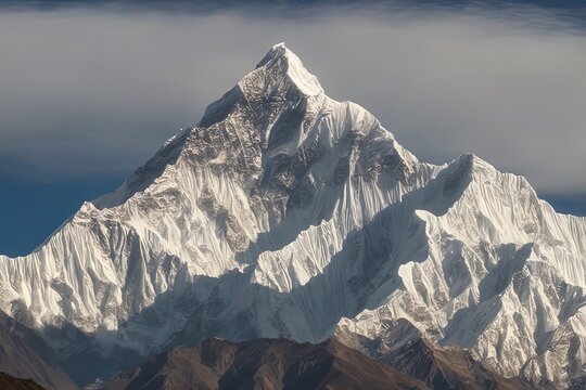 view of mountain landscapeview of mountain landscapemount everest, nepal. 3 6 0 m.
