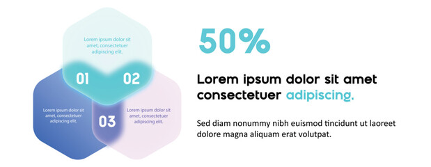 Naklejka premium Business and Technology Infographic Glasmorphism Eps